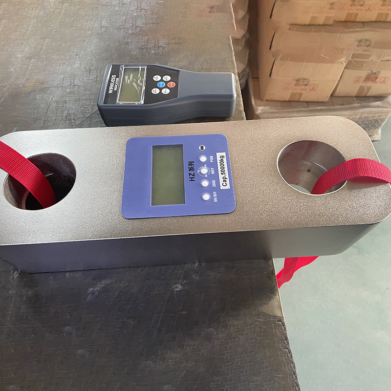 100吨智能无线拉力计校准流程